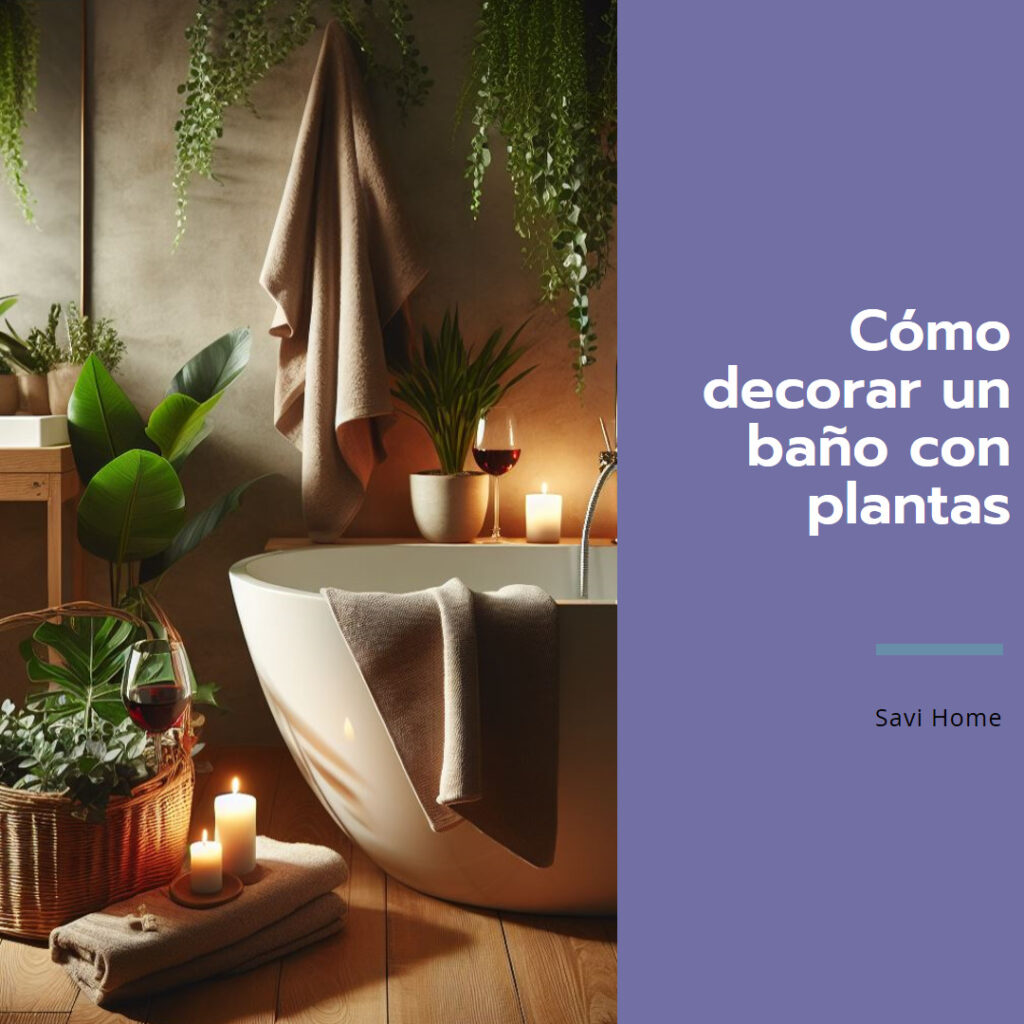 Cómo decorar un baño con plantas